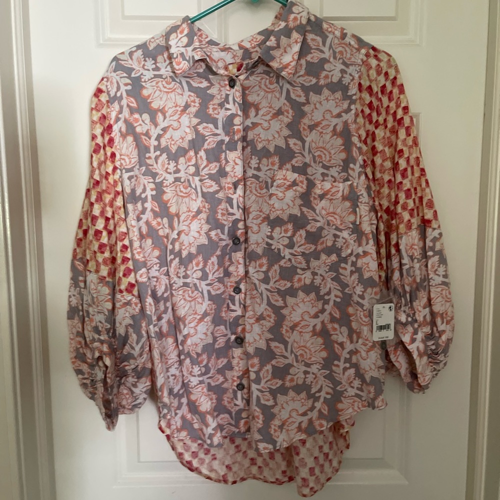 Free people blouse size L